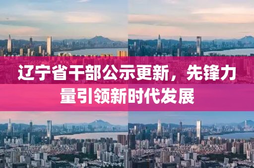 辽宁省干部公示更新，先锋力量引领新时代发展
