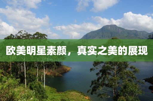 欧美明星素颜，真实之美的展现