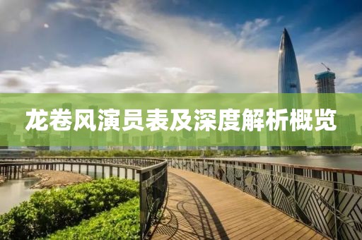 龙卷风演员表及深度解析概览