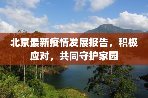 北京最新疫情发展报告，积极应对，共同守护家园