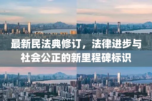 最新民法典修订，法律进步与社会公正的新里程碑标识