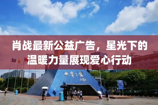 肖战最新公益广告，星光下的温暖力量展现爱心行动