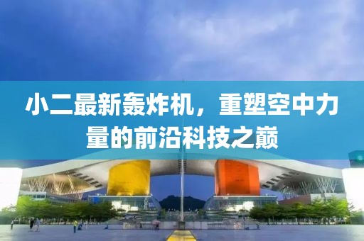 小二最新轰炸机，重塑空中力量的前沿科技之巅