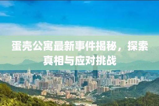 蛋壳公寓最新事件揭秘，探索真相与应对挑战