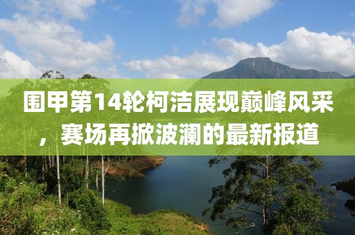 围甲第14轮柯洁展现巅峰风采，赛场再掀波澜的最新报道