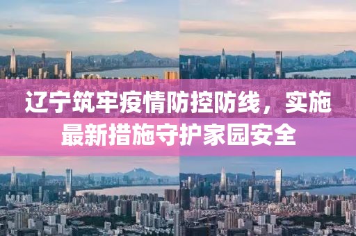 辽宁筑牢疫情防控防线，实施最新措施守护家园安全