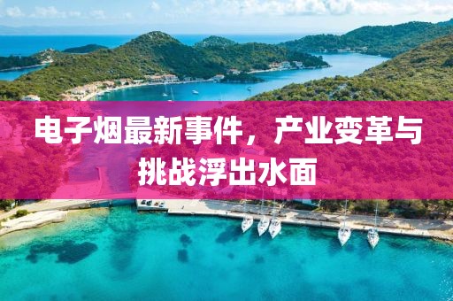 电子烟最新事件，产业变革与挑战浮出水面