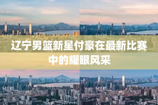 辽宁男篮新星付豪在最新比赛中的耀眼风采