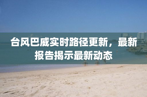 台风巴威实时路径更新，最新报告揭示最新动态