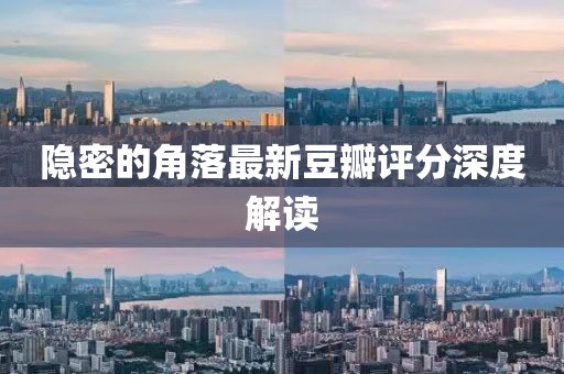 隐密的角落最新豆瓣评分深度解读