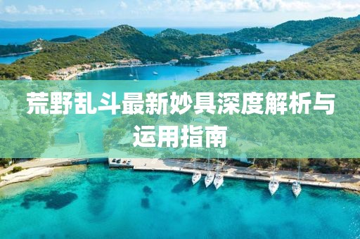 荒野乱斗最新妙具深度解析与运用指南