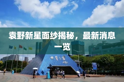 袁野新星面纱揭秘，最新消息一览