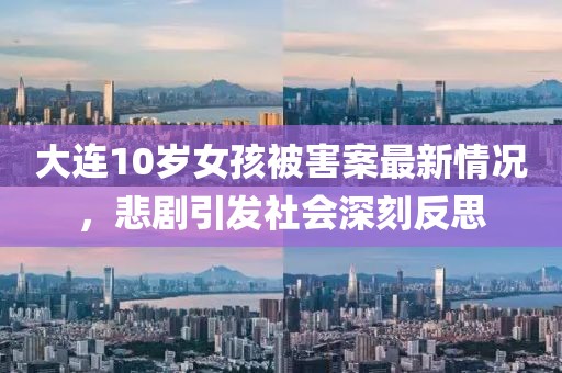 大连10岁女孩被害案最新情况，悲剧引发社会深刻反思