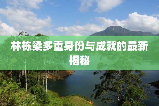 林栋梁多重身份与成就的最新揭秘