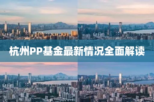 杭州PP基金最新情况全面解读
