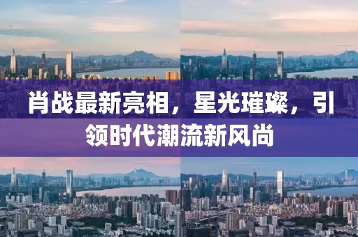肖战最新亮相，星光璀璨，引领时代潮流新风尚