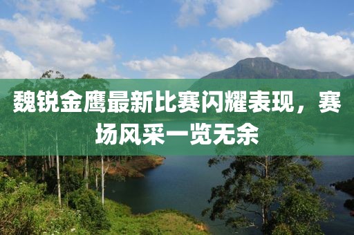魏锐金鹰最新比赛闪耀表现，赛场风采一览无余