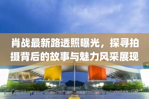 肖战最新路透照曝光，探寻拍摄背后的故事与魅力风采展现