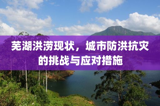 芜湖洪涝现状，城市防洪抗灾的挑战与应对措施