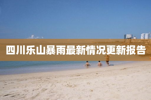四川乐山暴雨最新情况更新报告