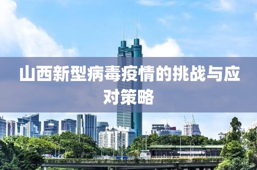 山西新型病毒疫情的挑战与应对策略