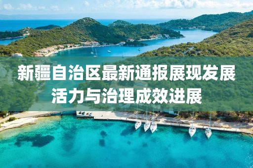 新疆自治区最新通报展现发展活力与治理成效进展
