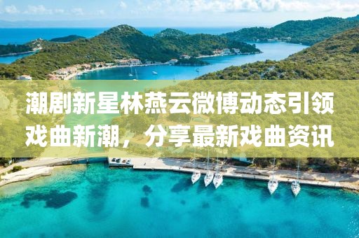 潮剧新星林燕云微博动态引领戏曲新潮，分享最新戏曲资讯