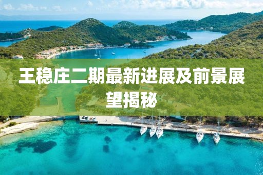 王稳庄二期最新进展及前景展望揭秘