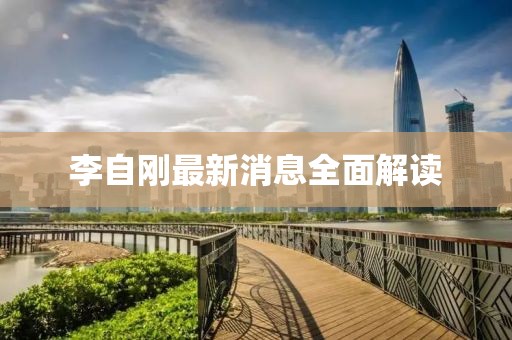 李自刚最新消息全面解读