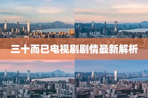 三十而已电视剧剧情最新解析