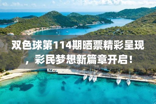 双色球第114期晒票精彩呈现，彩民梦想新篇章开启！