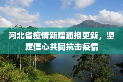河北省疫情新增通报更新，坚定信心共同抗击疫情