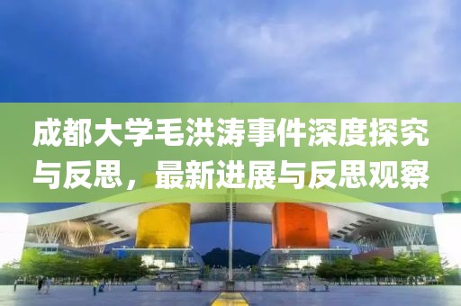 成都大学毛洪涛事件深度探究与反思，最新进展与反思观察