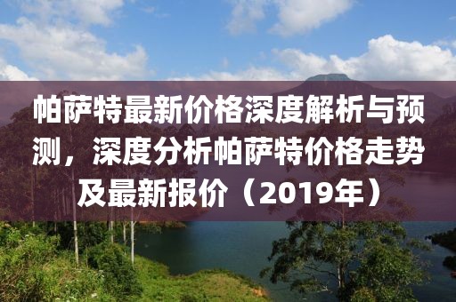 帕萨特最新价格深度解析与预测，深度分析帕萨特价格走势及最新报价（2019年）