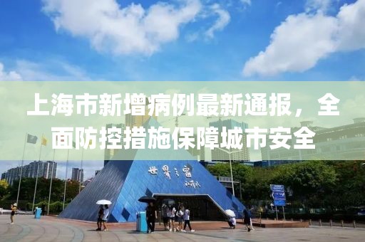 上海市新增病例最新通报，全面防控措施保障城市安全