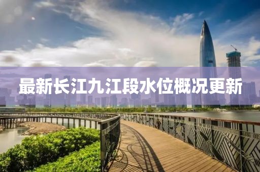 最新长江九江段水位概况更新