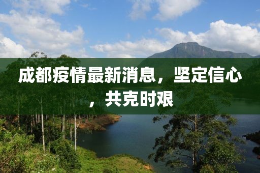 成都疫情最新消息，坚定信心，共克时艰