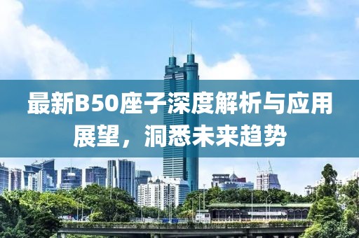 最新B50座子深度解析与应用展望，洞悉未来趋势