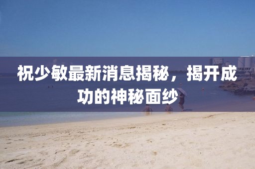 祝少敏最新消息揭秘，揭开成功的神秘面纱