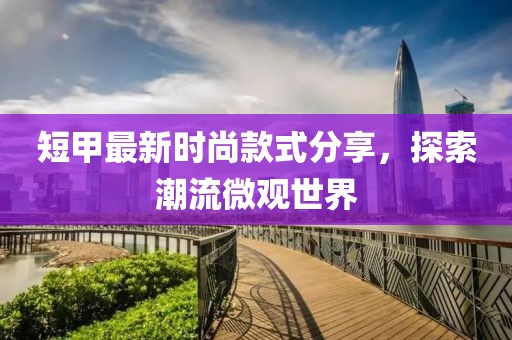 短甲最新时尚款式分享，探索潮流微观世界