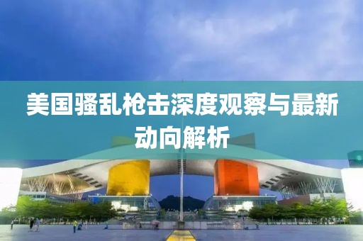 美国骚乱枪击深度观察与最新动向解析