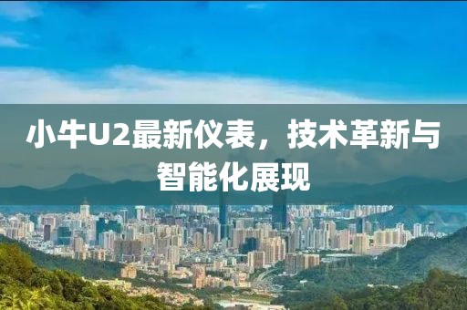小牛U2最新仪表，技术革新与智能化展现