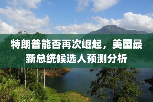 特朗普能否再次崛起，美国最新总统候选人预测分析