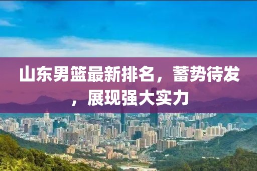 山东男篮最新排名，蓄势待发，展现强大实力