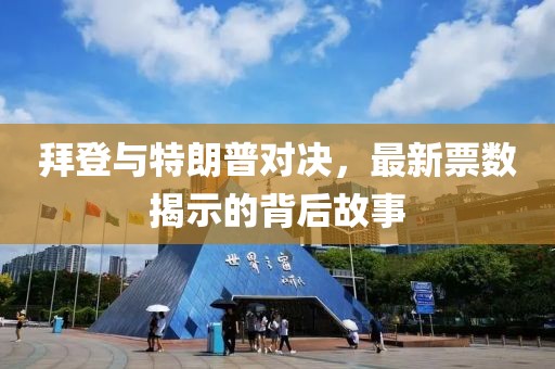 拜登与特朗普对决，最新票数揭示的背后故事