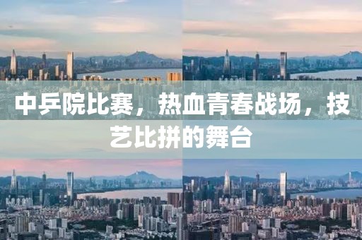 中乒院比赛，热血青春战场，技艺比拼的舞台
