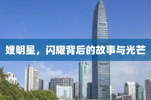 嫂明星，闪耀背后的故事与光芒