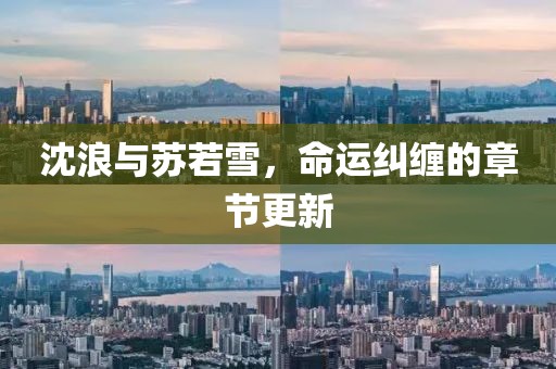 沈浪与苏若雪，命运纠缠的章节更新