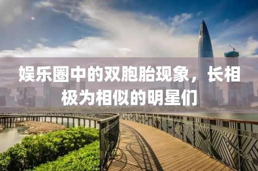 娱乐圈中的双胞胎现象，长相极为相似的明星们