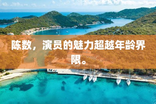 陈数，演员的魅力超越年龄界限。
